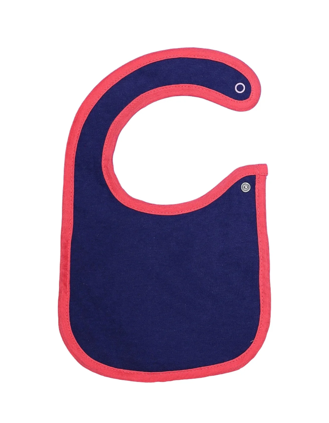 Zubaida's Bib Navy Blue & Red