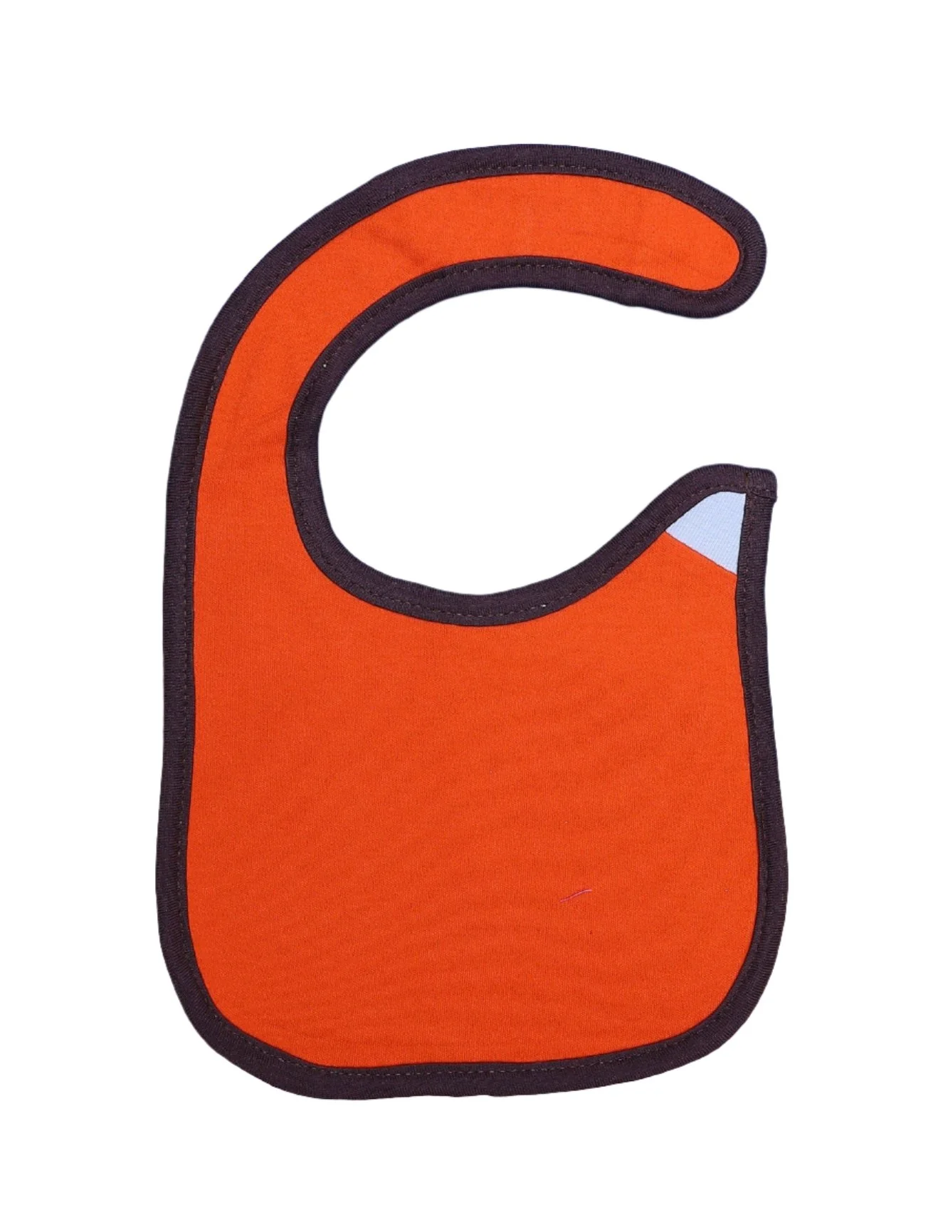 Zubaida's Bib Orange & Brown