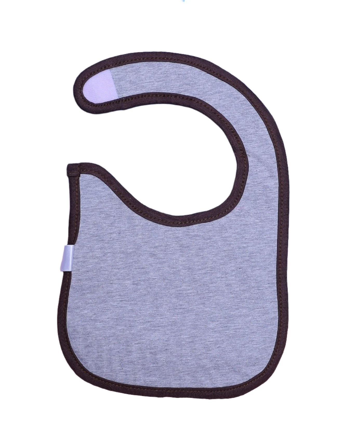 Zubaida's Bib Orange & Brown - Image 2