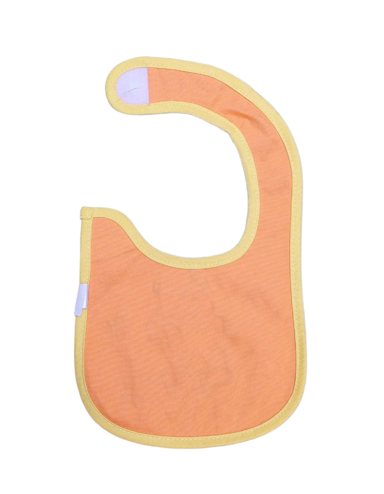 Zubaida's Bib Orange with Yelllow Border - Image 2