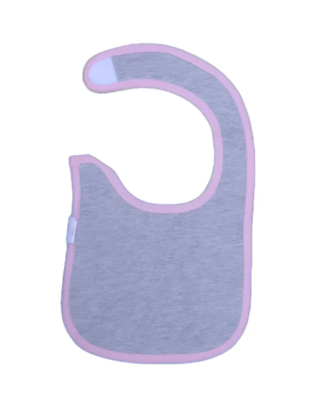 Zubaida's Bib Pink & Blue Stripes Theme - Image 2