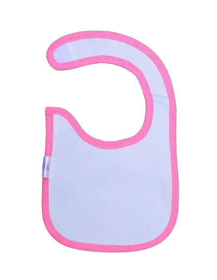 Zubaida's Bib Pink Gray & Pink - Image 2