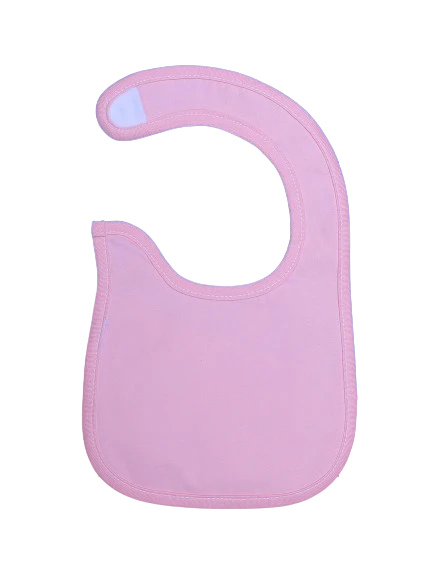 Zubaida's Bib Pink & White Floral Theme - Image 2