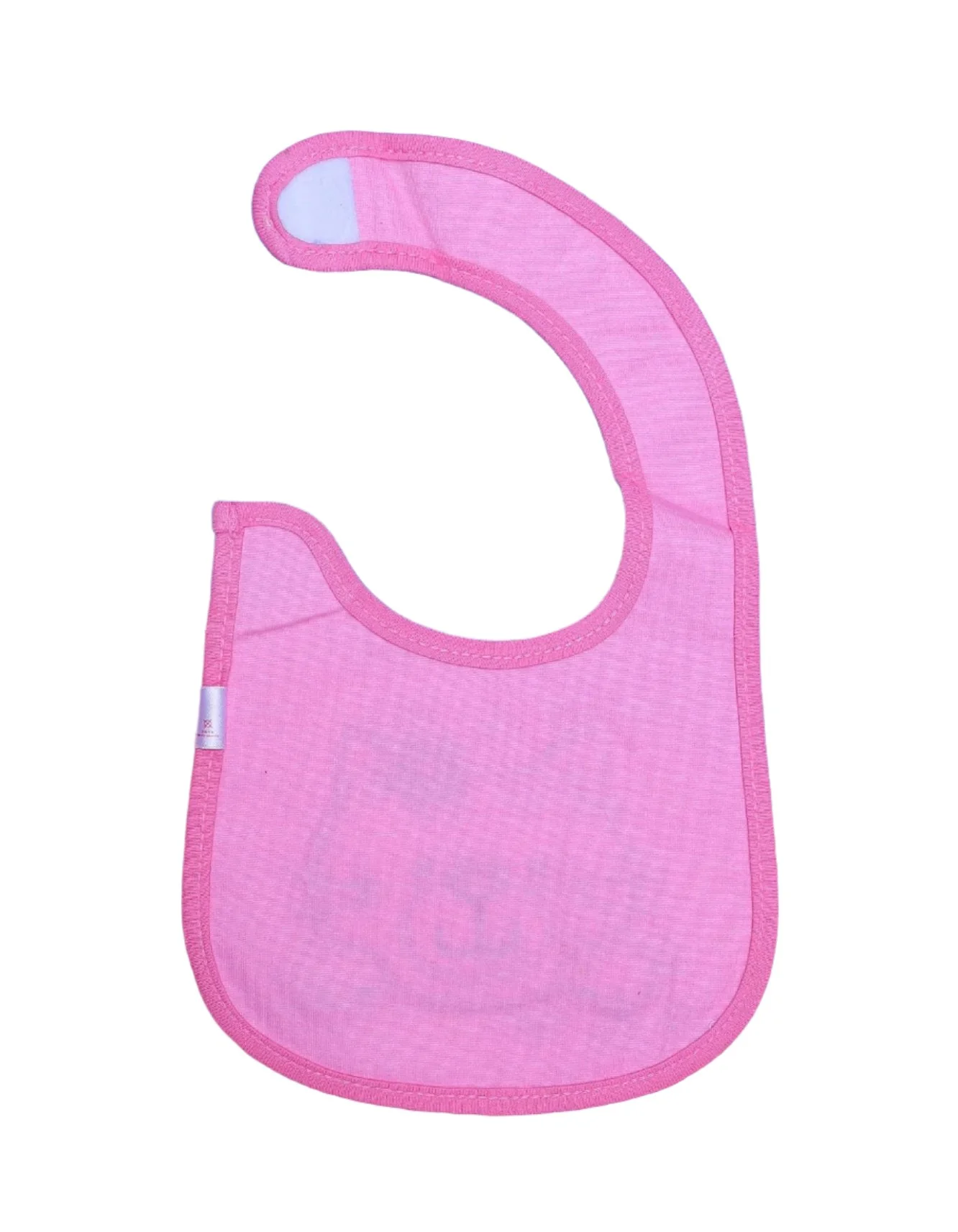 Zubaida's Bib Pink with Cat Theme - Image 2