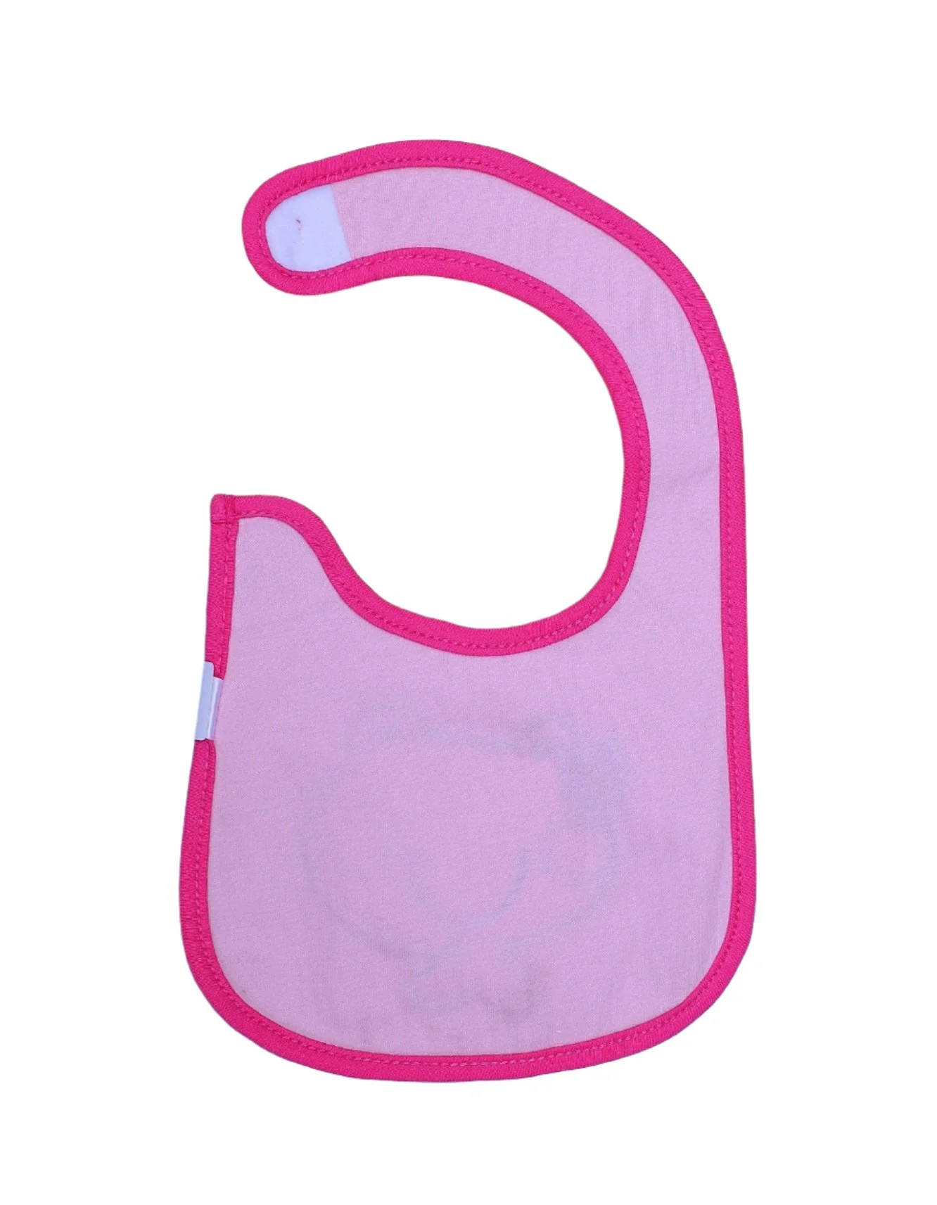 Zubaida's Bib Pink with Frog Theme - Image 2