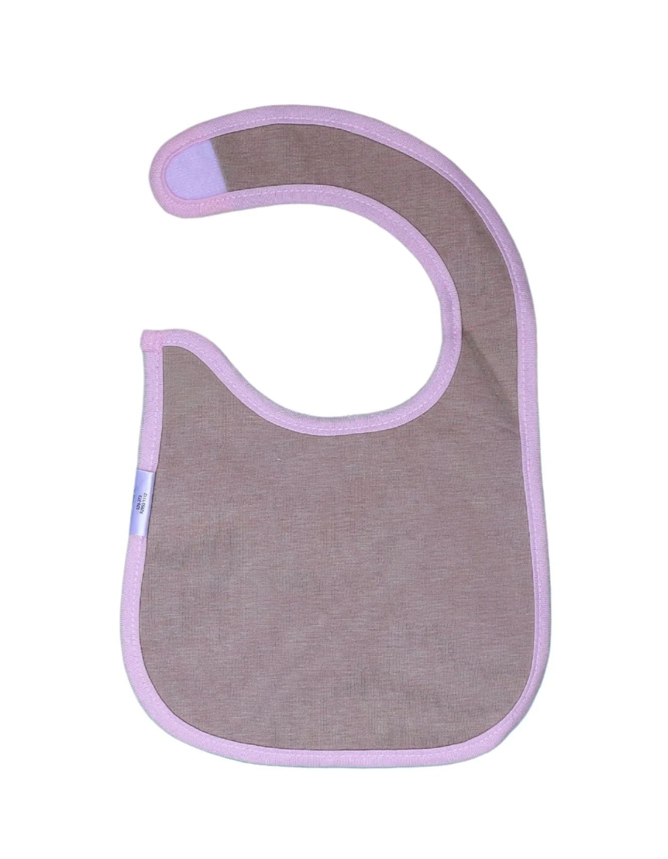 Zubaida's Bib Pink with White Polka Dots - Image 2