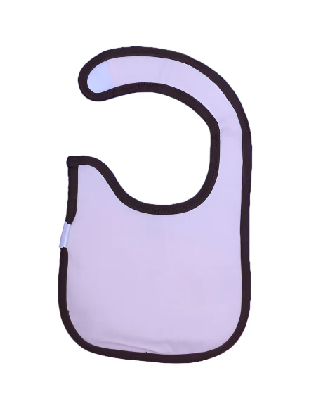 Zubaida's Bib White & Brown Giraffe Theme - Image 2