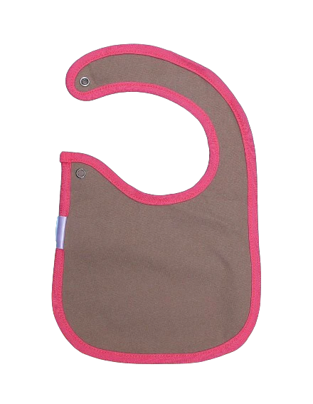 Zubaida's Bib White & Pink - Image 2