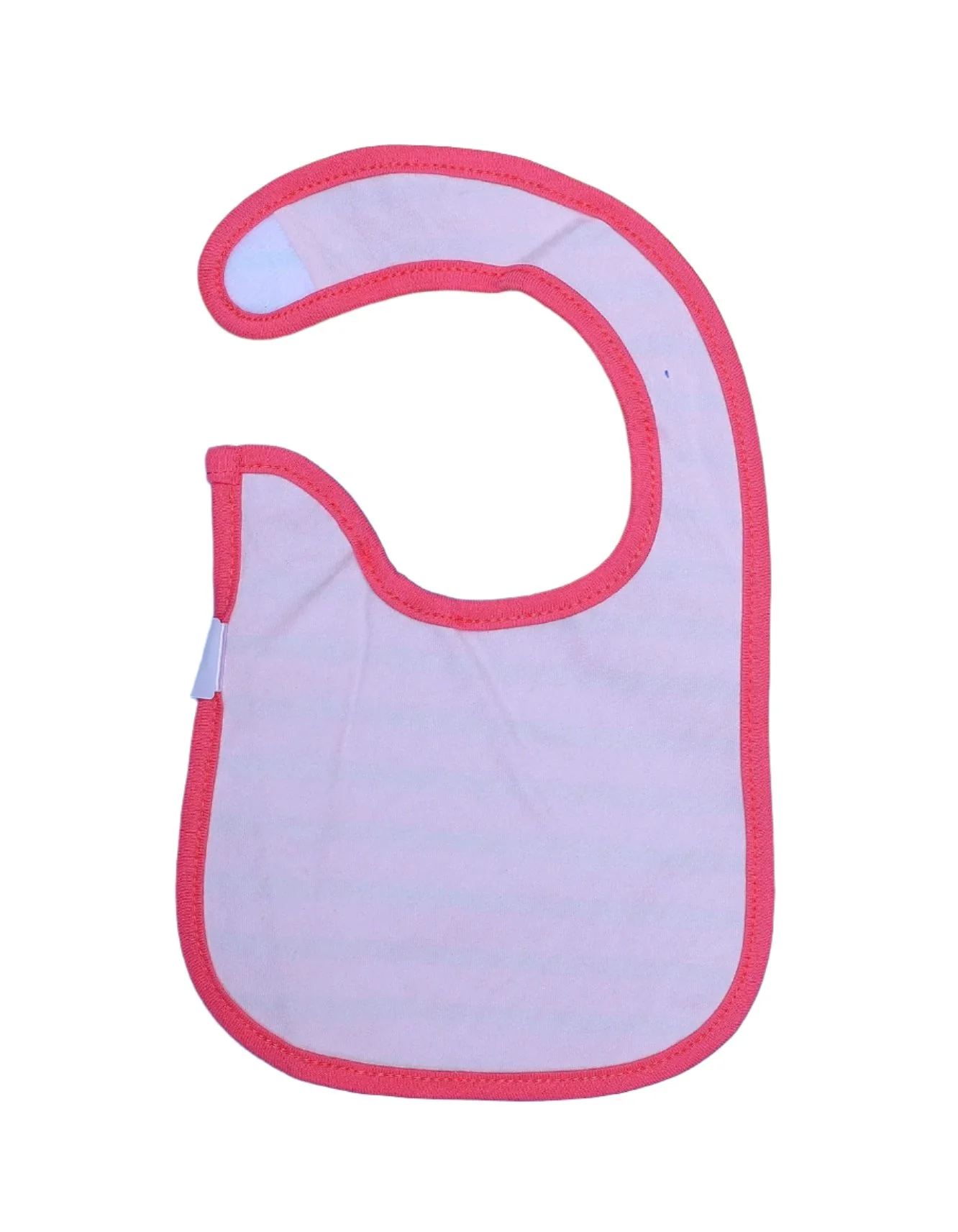 Zubaida's Bib White & Pink Stripes Theme - Image 2