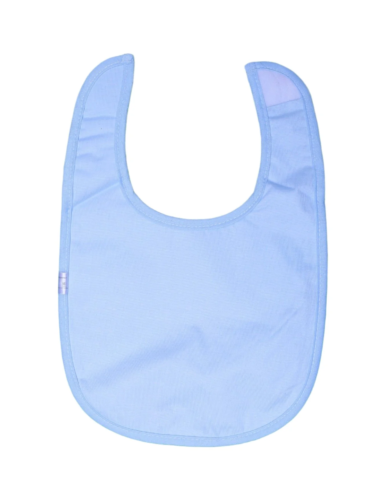 Zubaida's Bib White with Multi Color Printed Stars - Image 2