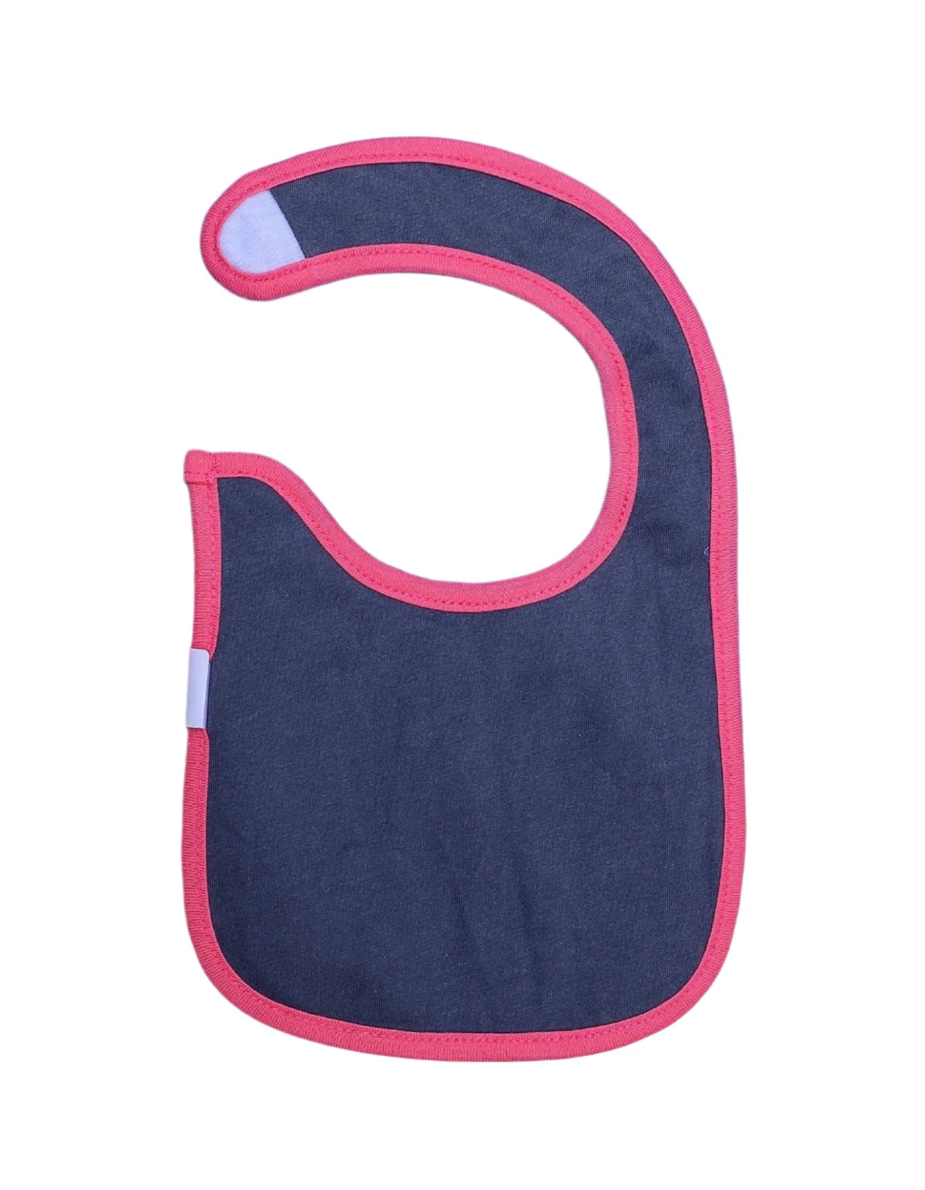 Zubaida's Bib White with Navy Stripes - Image 2