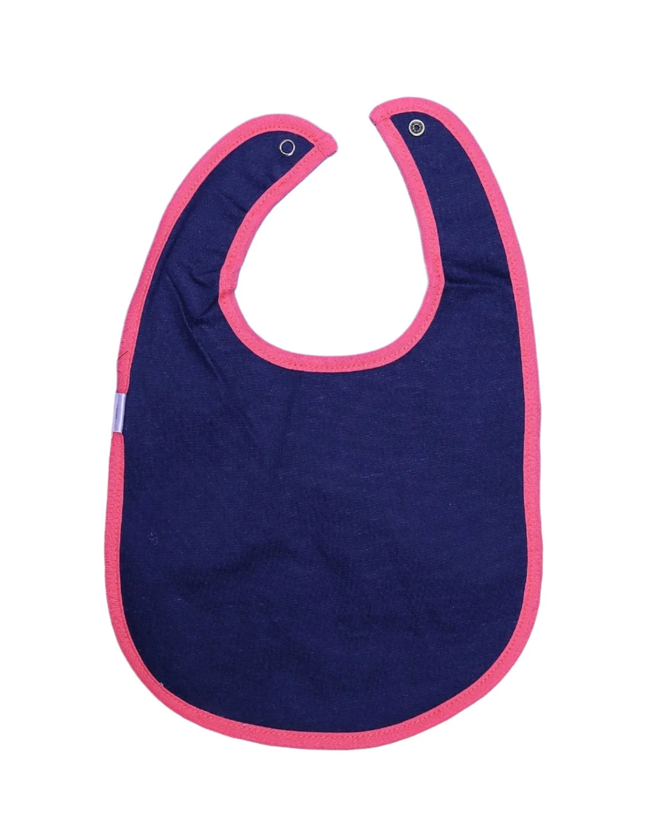 Zubaida's Bib White with Pink Border - Image 2