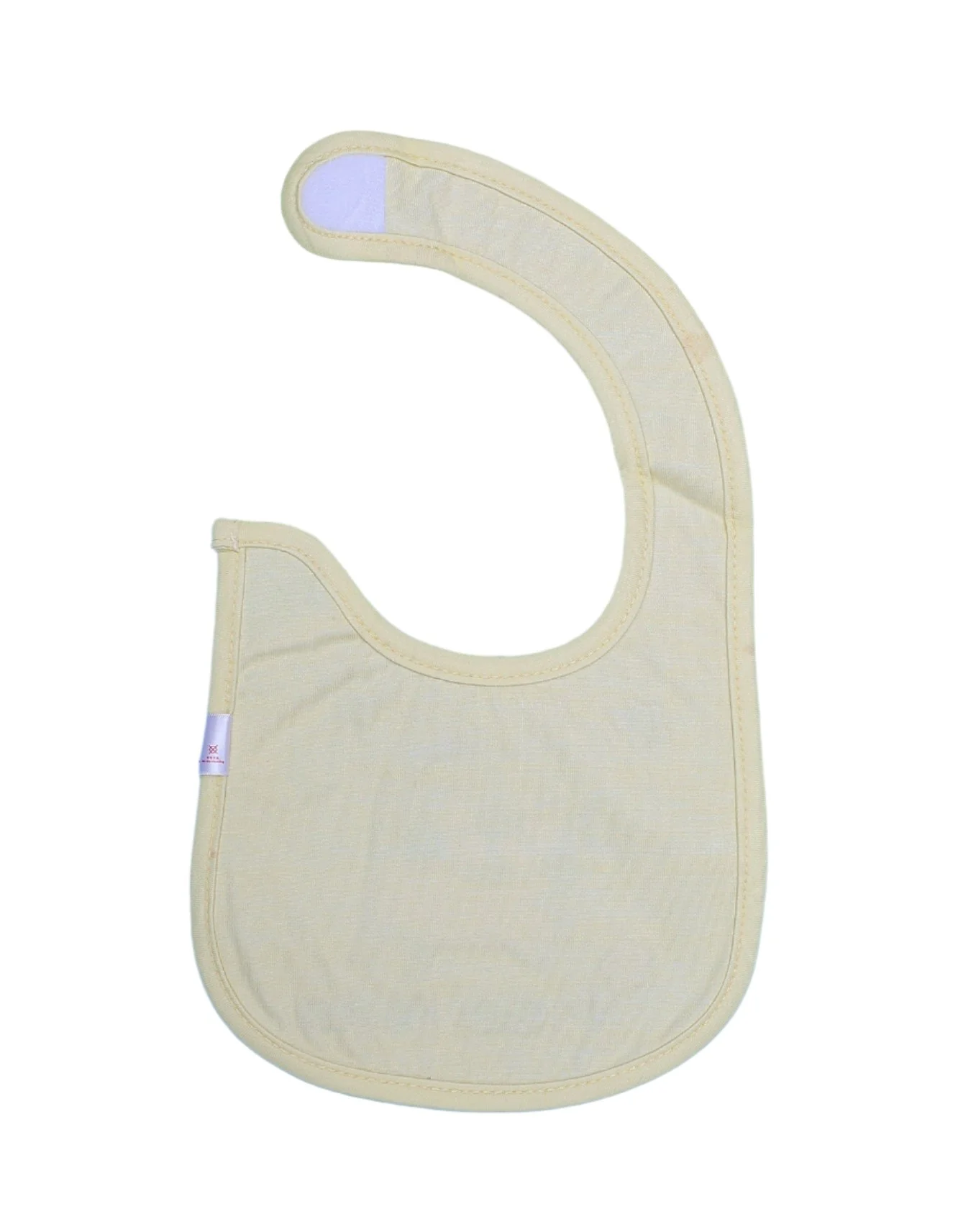 Zubaida's Bib Yellow with Embriodered Orange Cat - Image 2