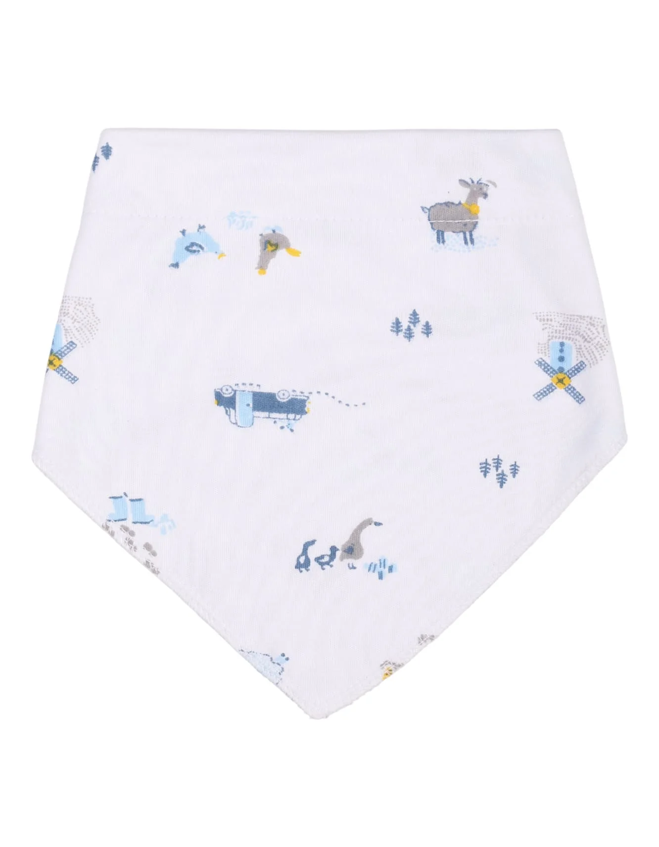 Baby Boy Bibs Bambies® Pack of 3 Farmlands at Zubaidas Official™ Pakistan - Image 2