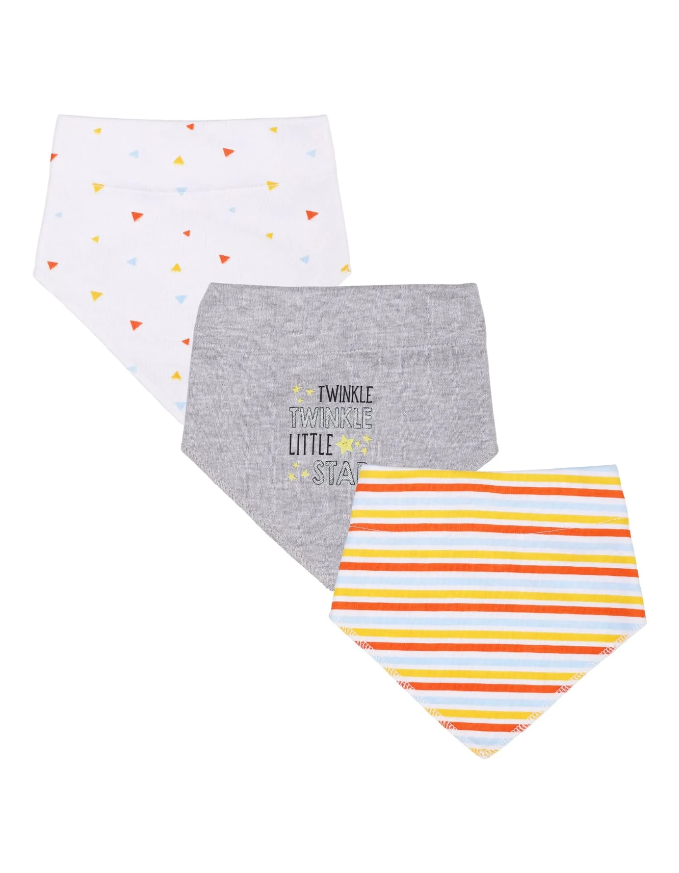 Baby Bibs Bambies® Pack of 3 Patterns at Zubaidas Official™ Pakistan