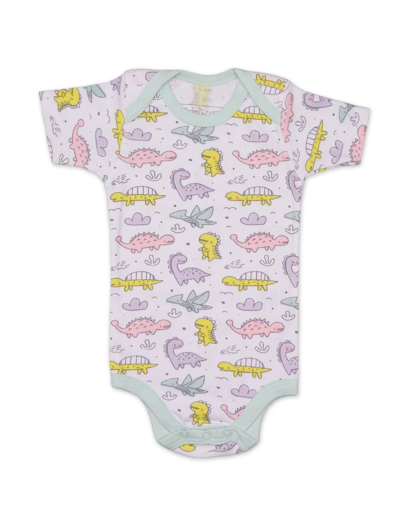 Zubaida's Body Suit Set with Dino World Theme for Unisex- Pack of 3 - Image 2