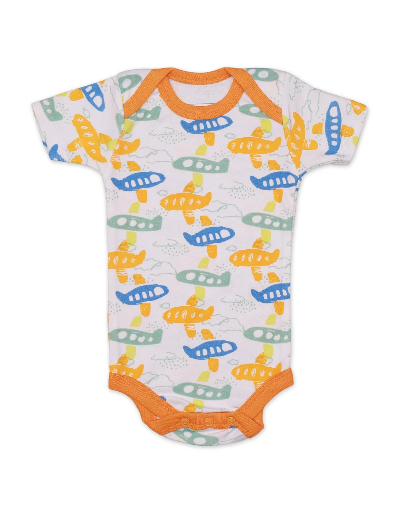 Zubaida's Body Suit Set with Pilot Theme for Boys- Pack of 3 - Image 4