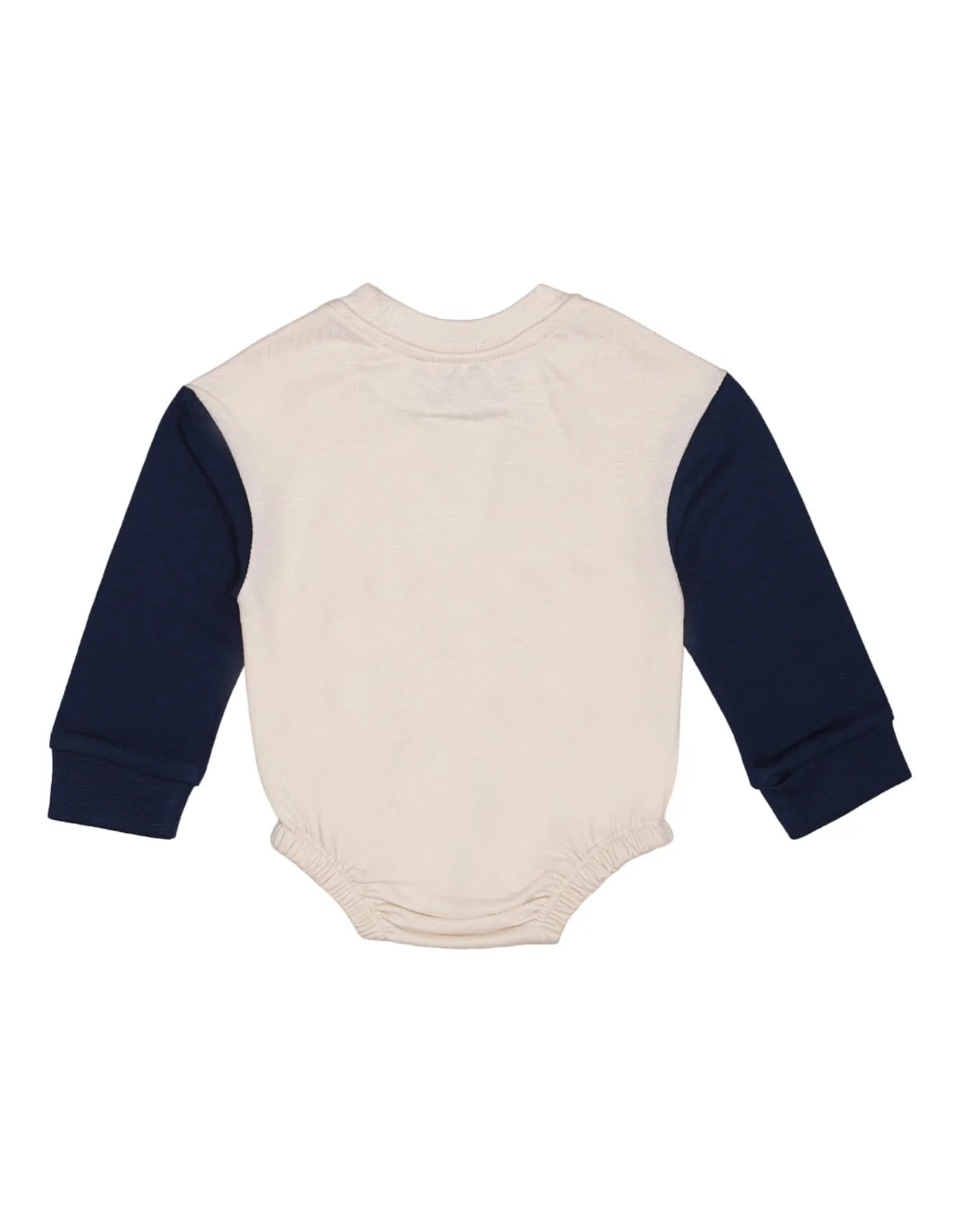 Zubaida's Bodysuit Contras Sleeves Navy for Boys - Image 3