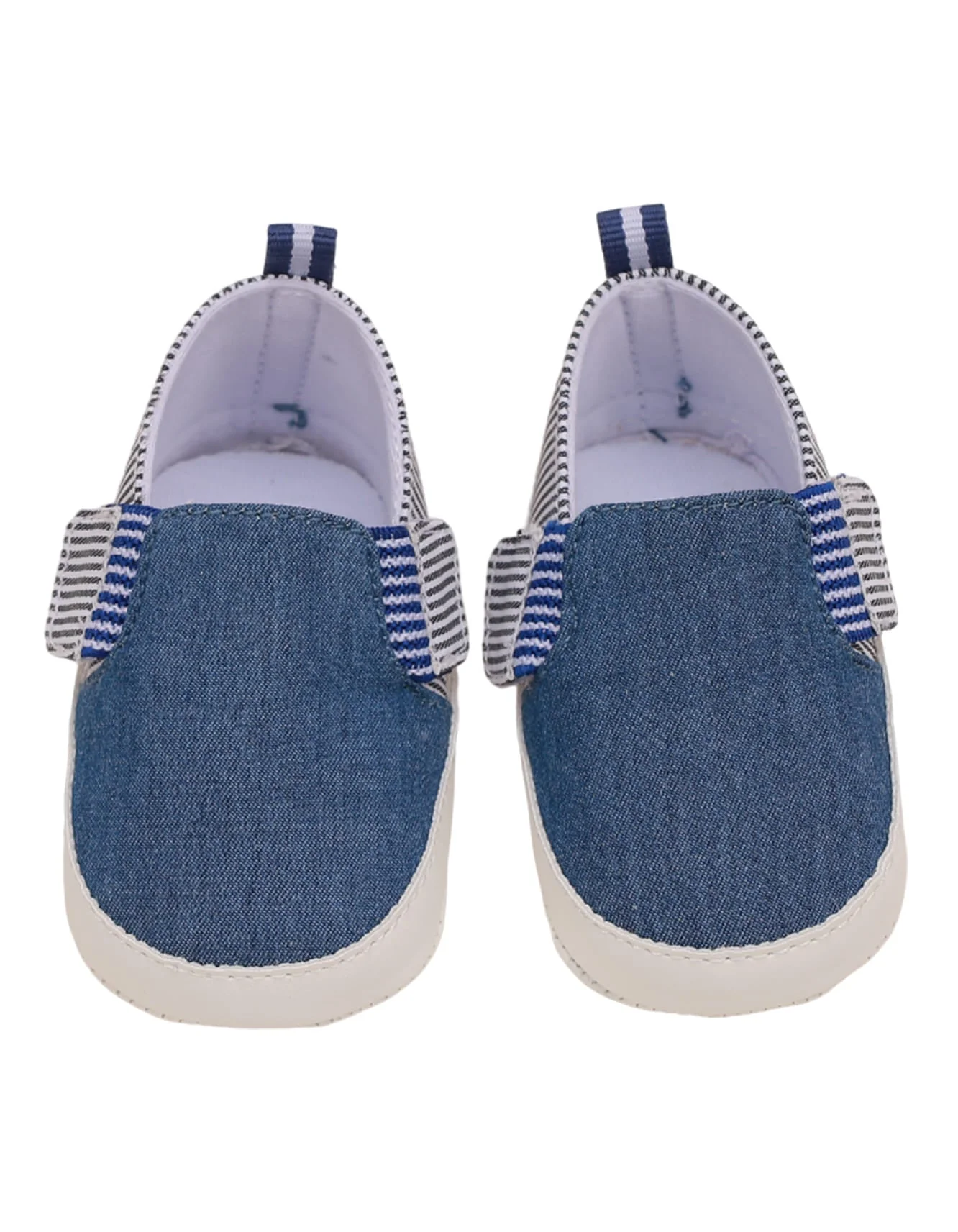 Booties Denim with Stripes for Boys