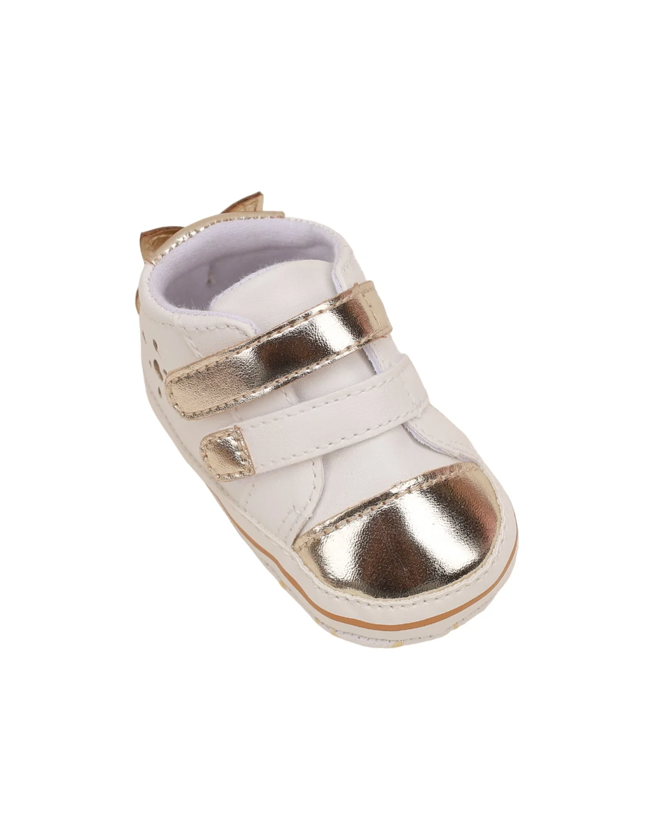 Booties Gold & White for Girls - Image 3