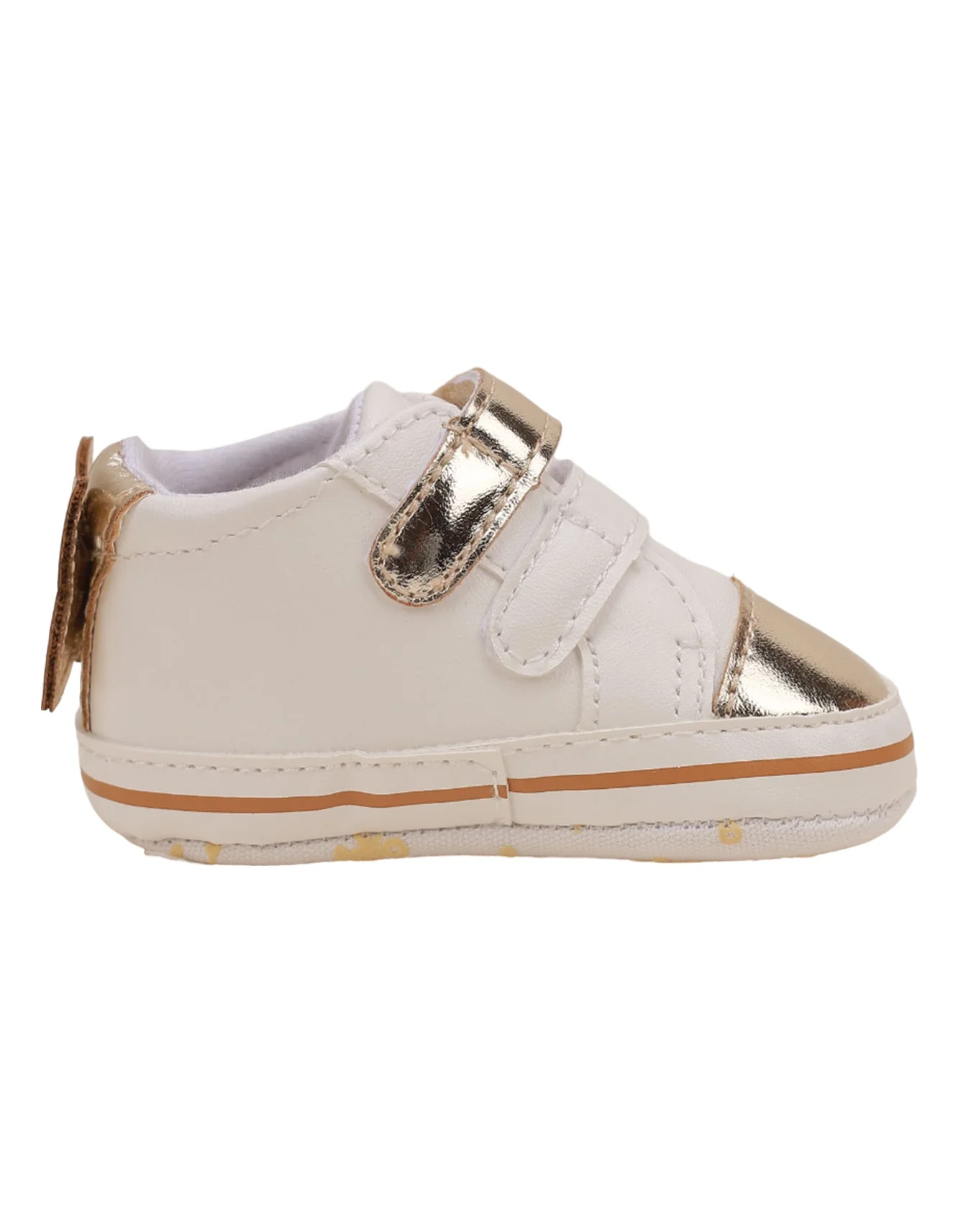 Booties Gold & White for Girls - Image 4