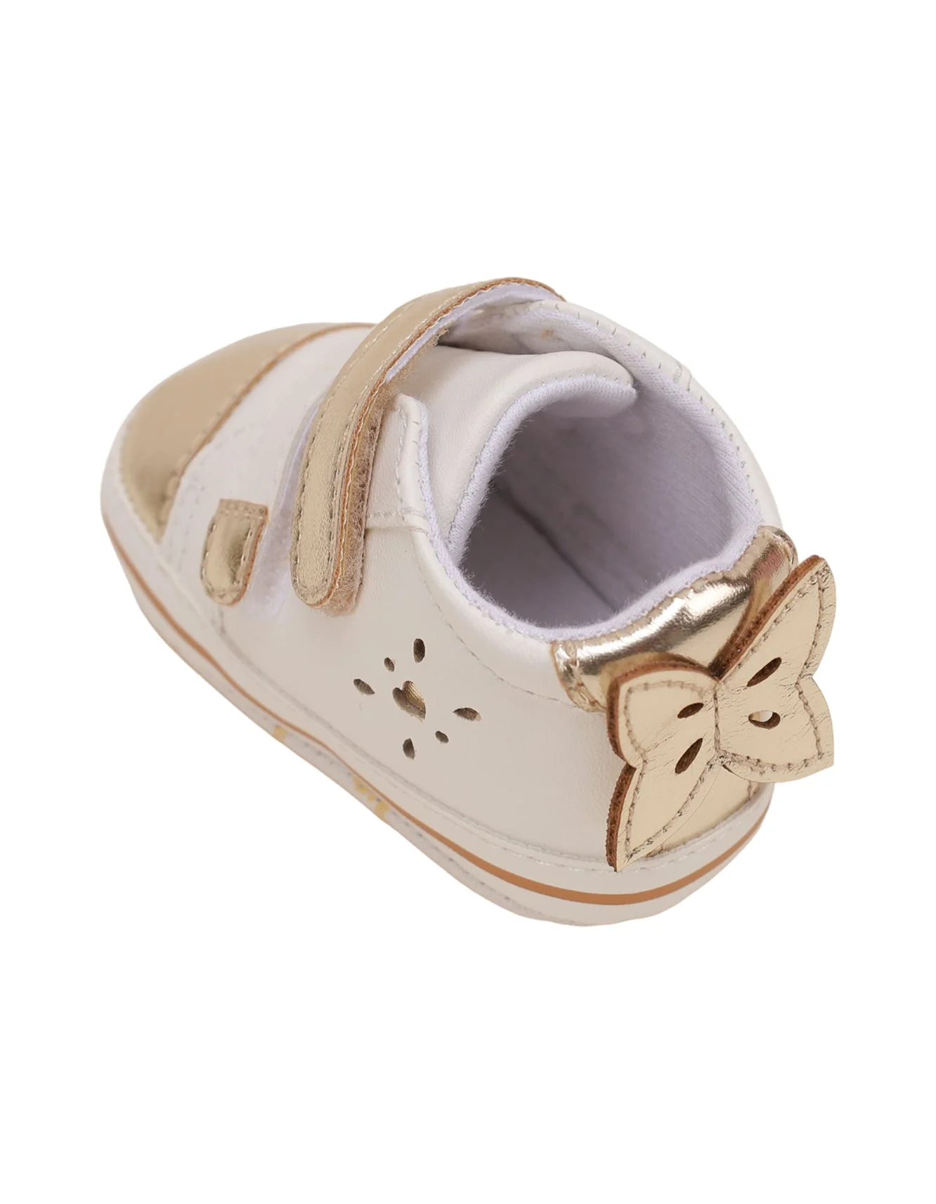 Booties Gold & White for Girls - Image 5