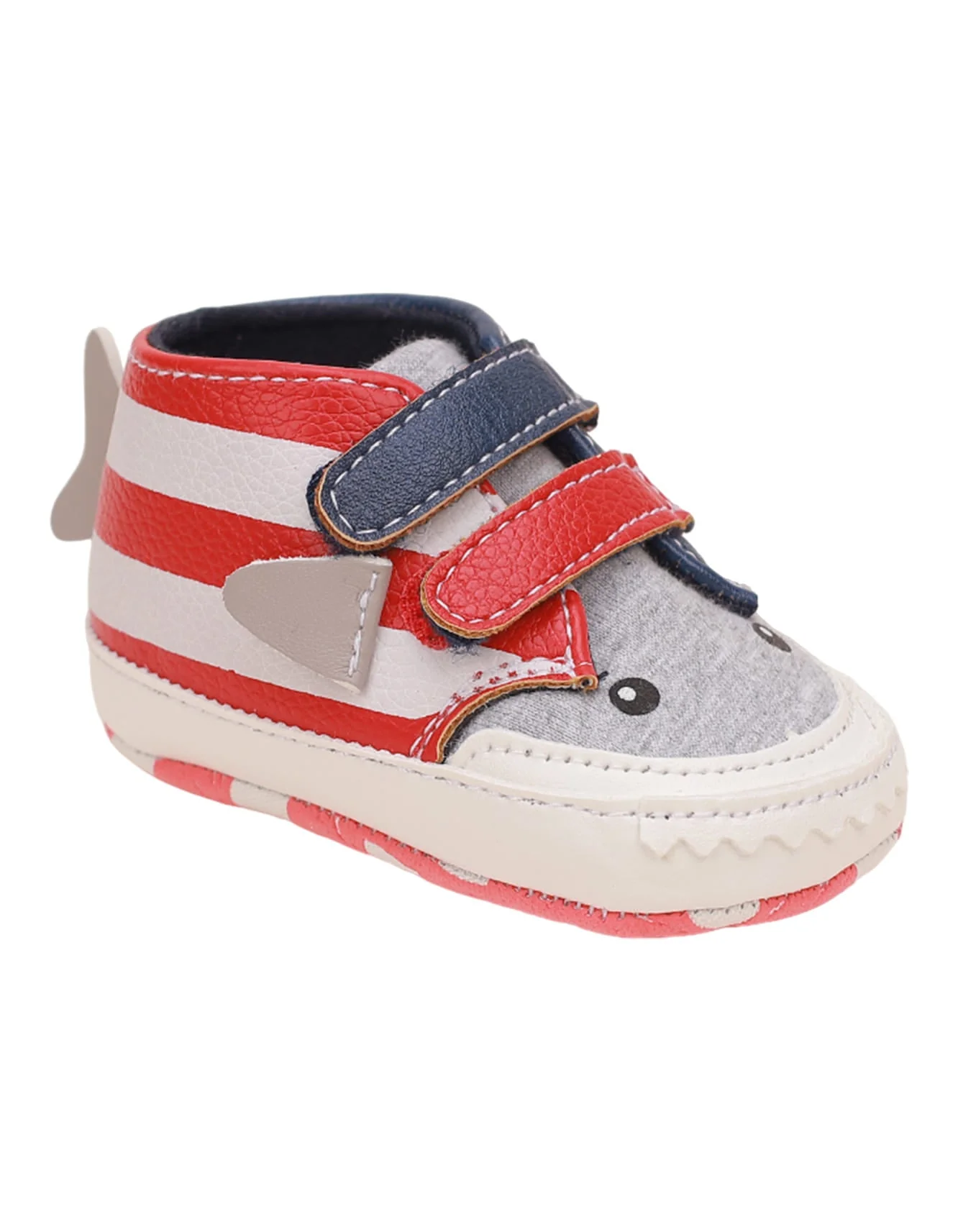Booties Gray & Red for Boys - Image 3