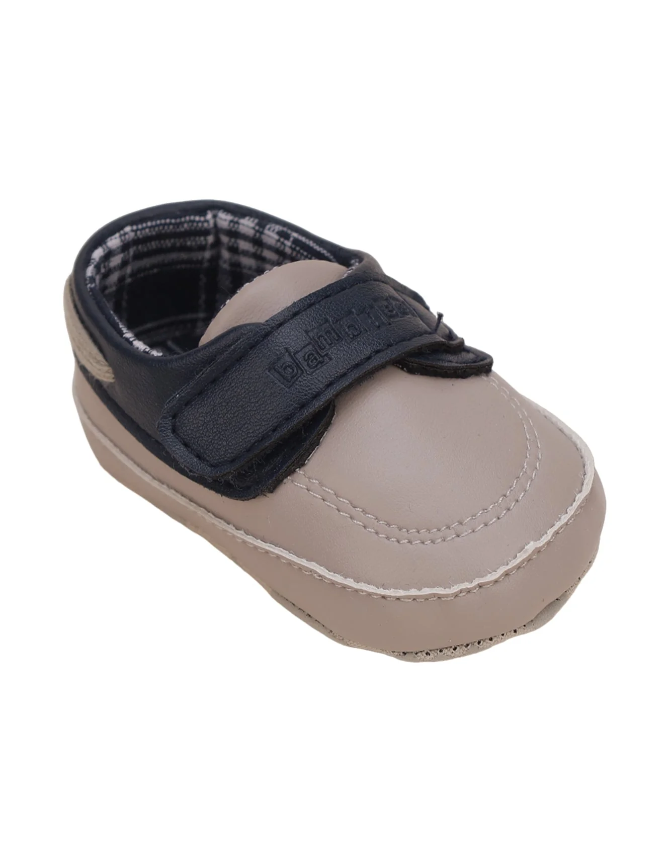 Booties Gray with Navy Blue Theme for Boys - Image 3