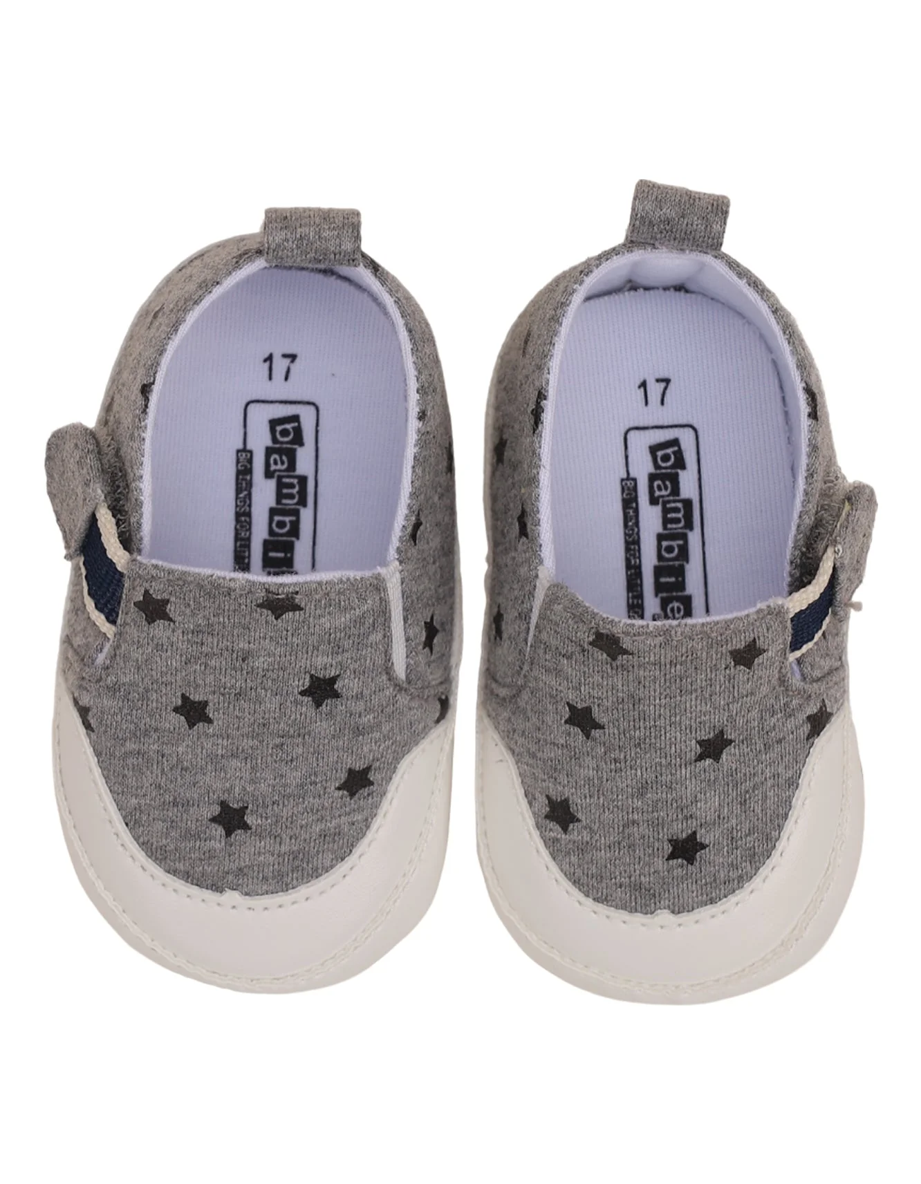 Booties Gray with Star Theme for Boys - Image 2
