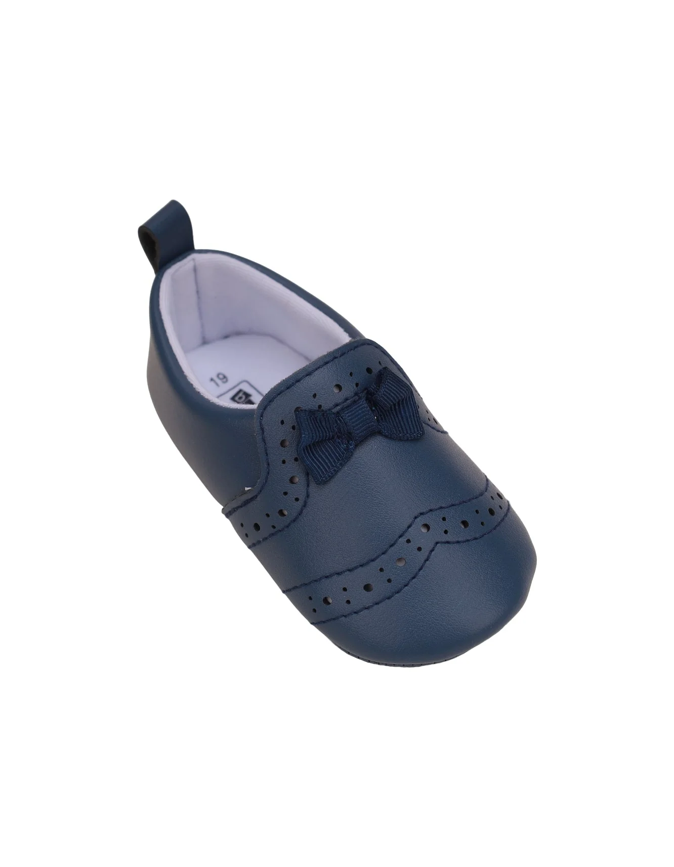 Booties Navy Blue with Bow Theme for Girls - Image 3