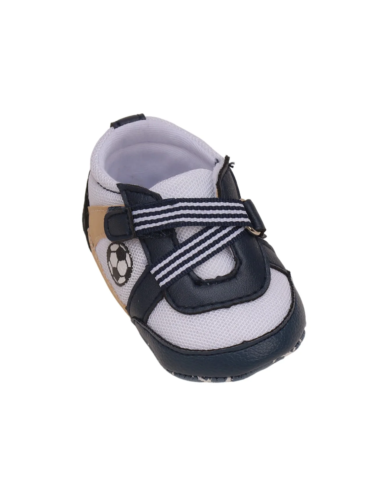 Booties Navy Blue with Football Theme for Boys - Image 3