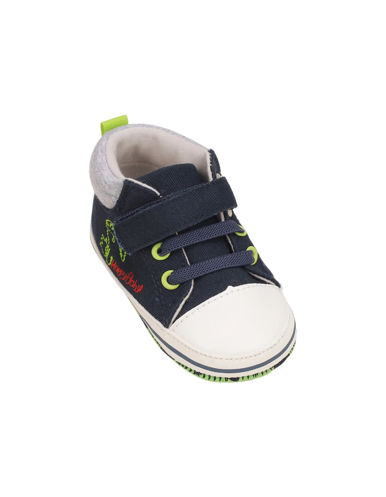 Booties Navy Blue with White Theme for Boys - Image 3