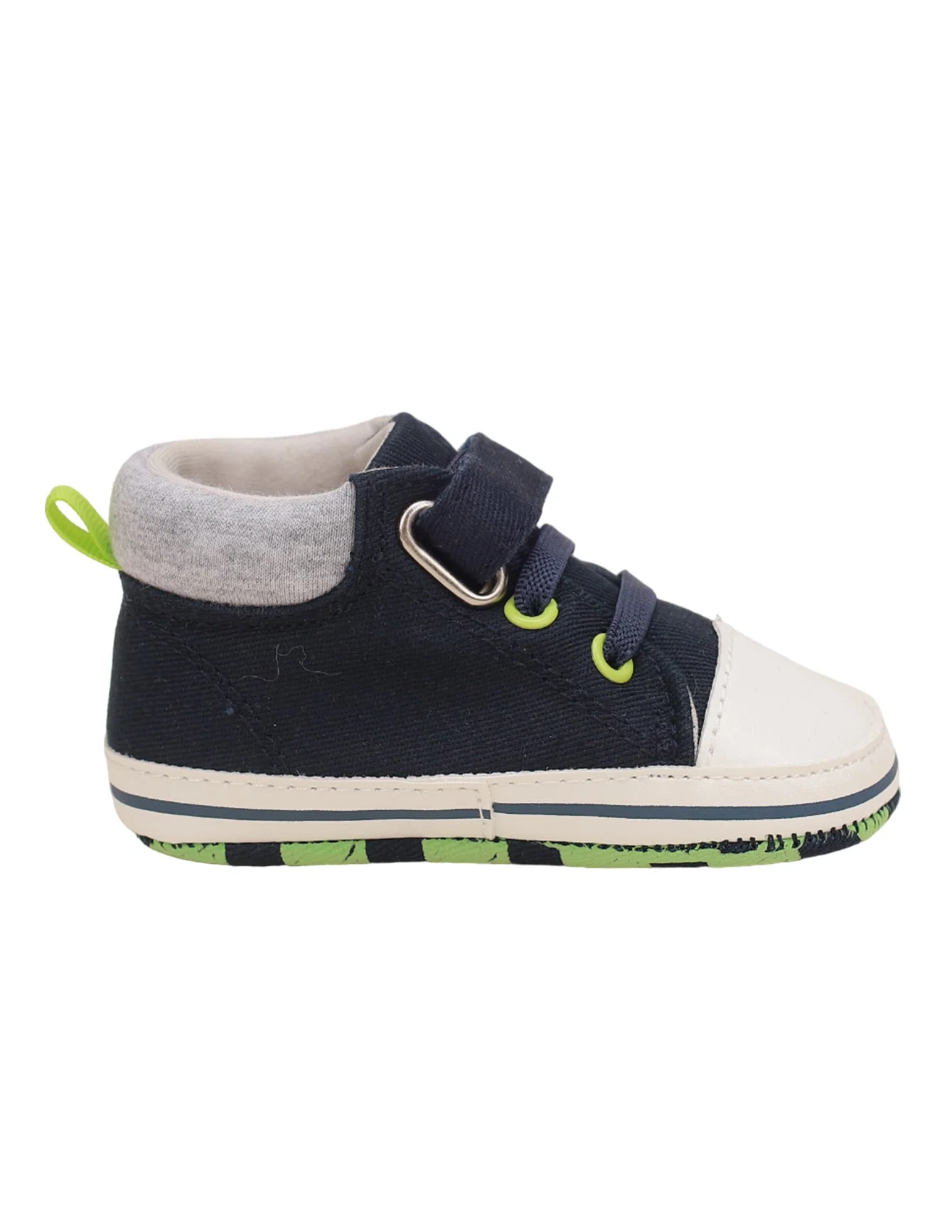 Booties Navy Blue with White Theme for Boys - Image 4