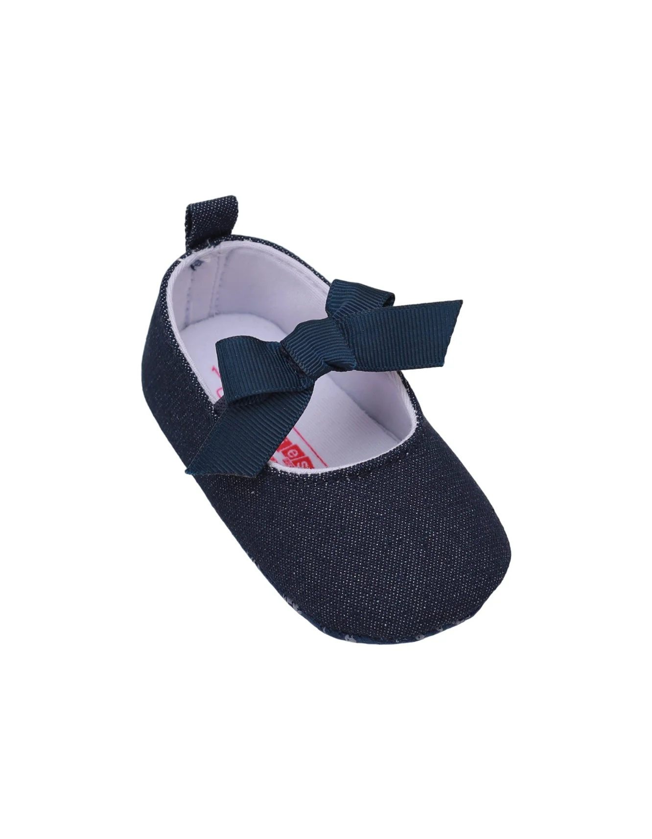 Booties Navy with Bow for Girls - Image 3