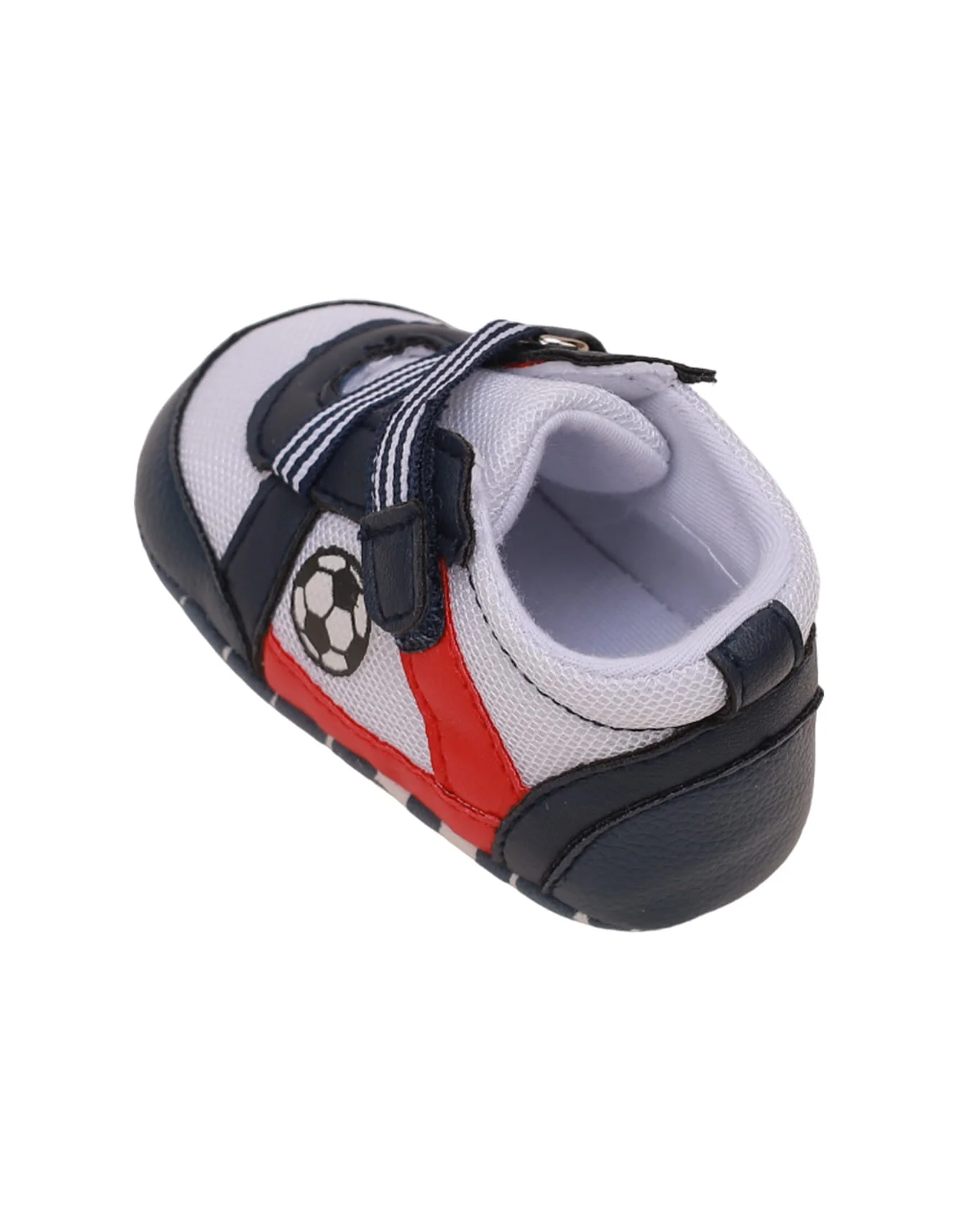 Booties Navy with Football Theme for Boys - Image 5