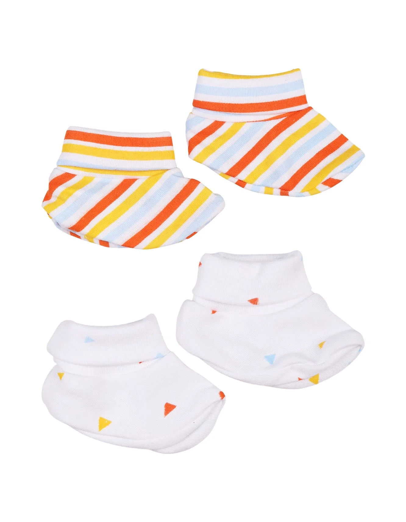 Baby Booties Bambies® Pack of 2 Patterns at Zubaidas Official™ Pakistan