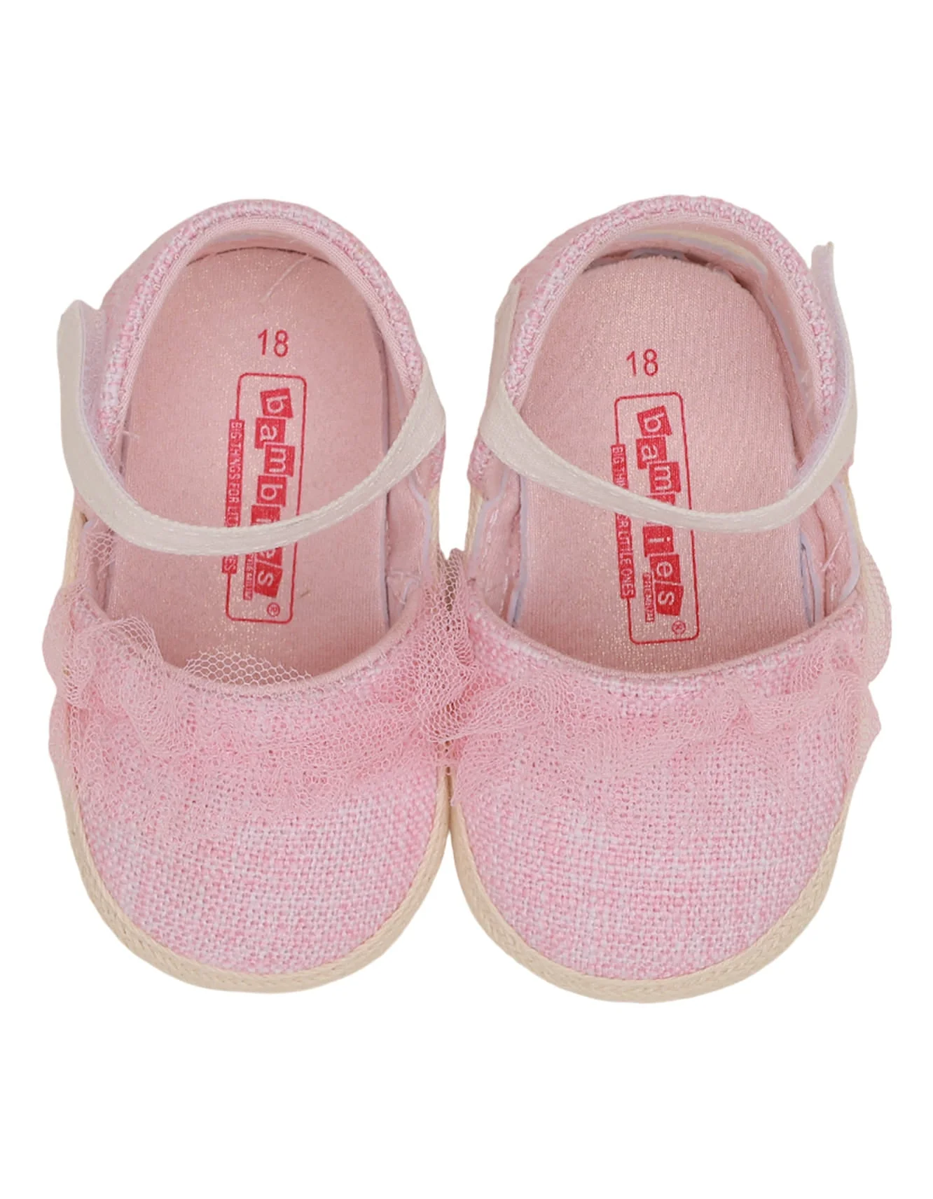 Booties Pink & White for Girls - Image 2