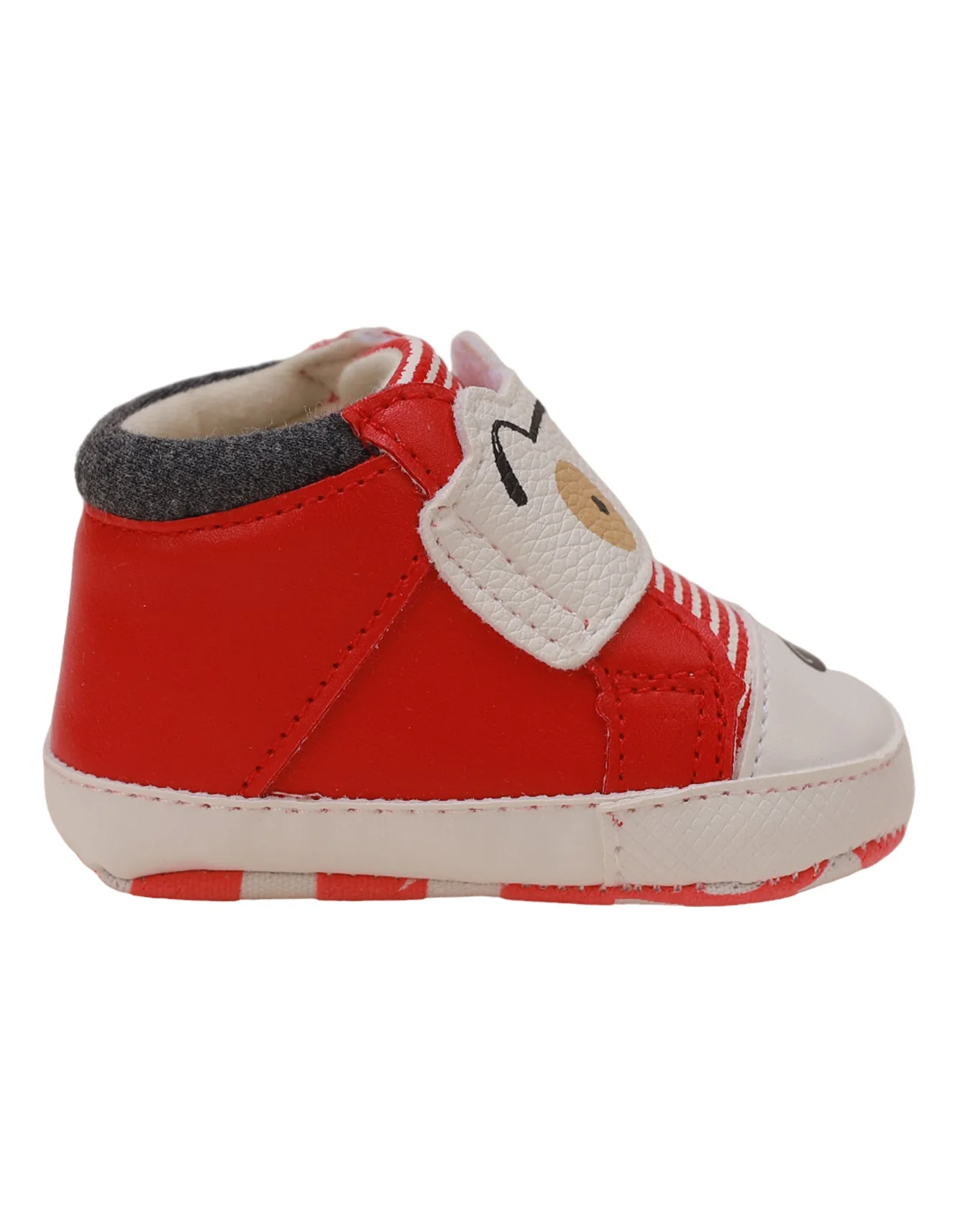 Booties Red with Dog Theme for Boys - Image 4