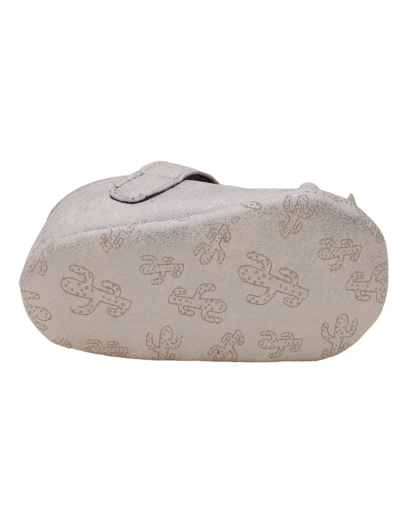 Booties Shiny Sliver with Bow for Girls - Image 6