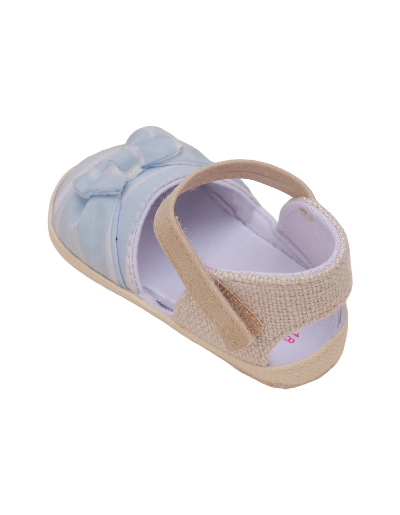 Booties Sky Blue with Bow for Girls - Image 5