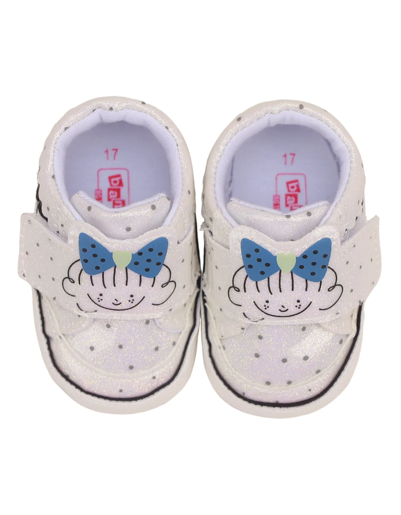 Booties White & Silver for Girls - Image 2