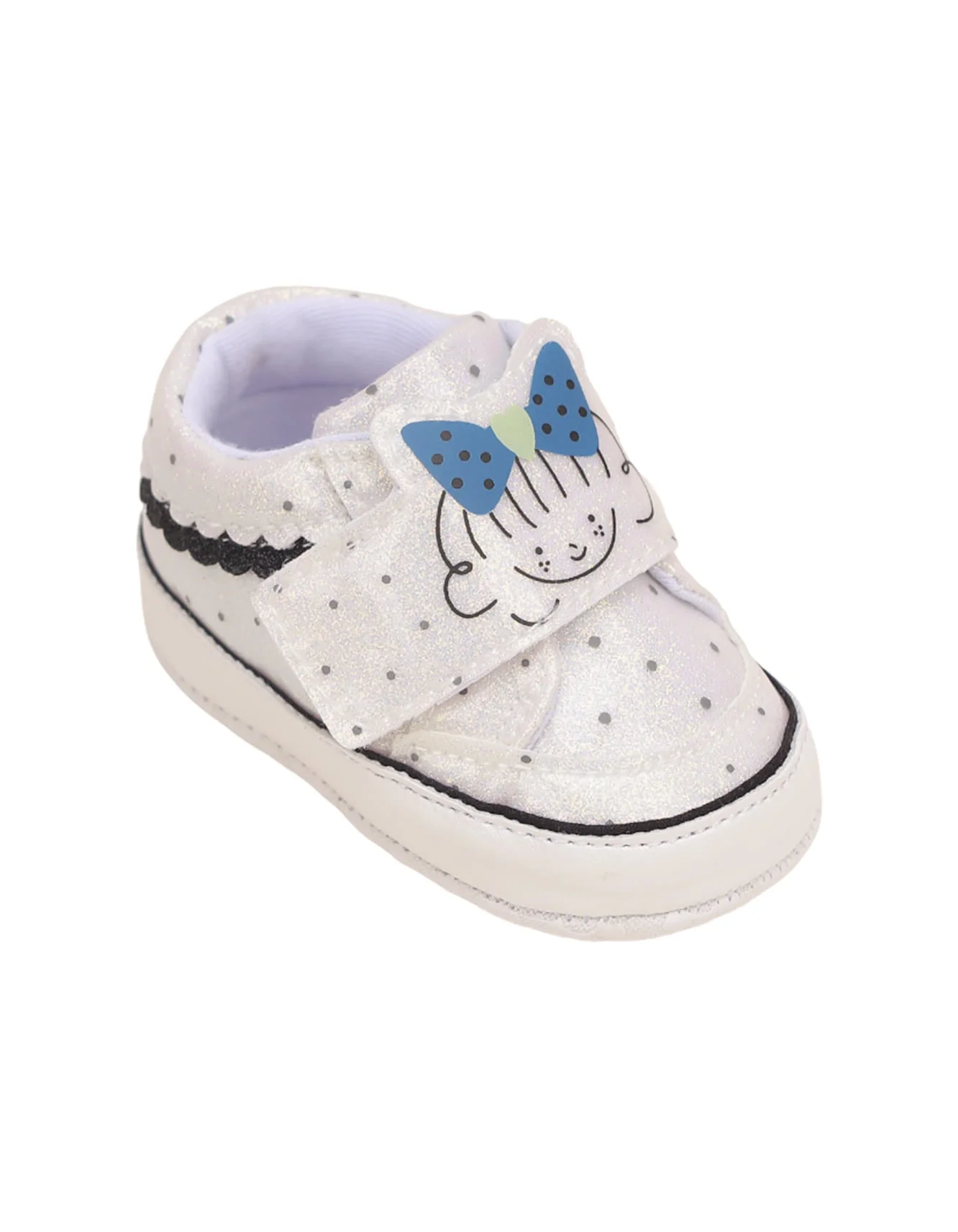 Booties White & Silver for Girls - Image 3