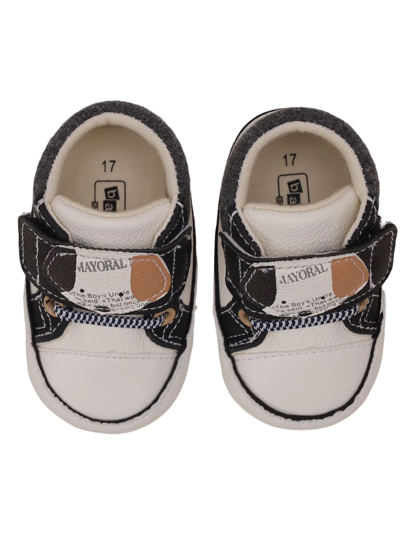 Booties White with Dog Theme for Boys - Image 2