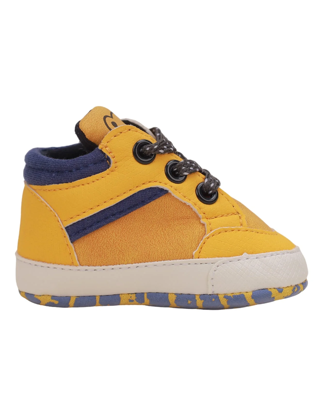 Booties Yellow with Bear Theme for Boys - Image 4