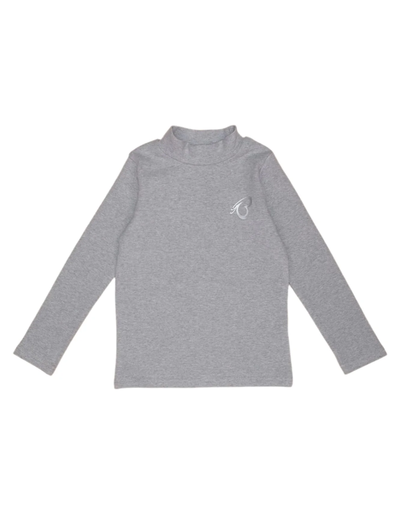 Boys Mock Neck Bambies Grey at Zubaidas