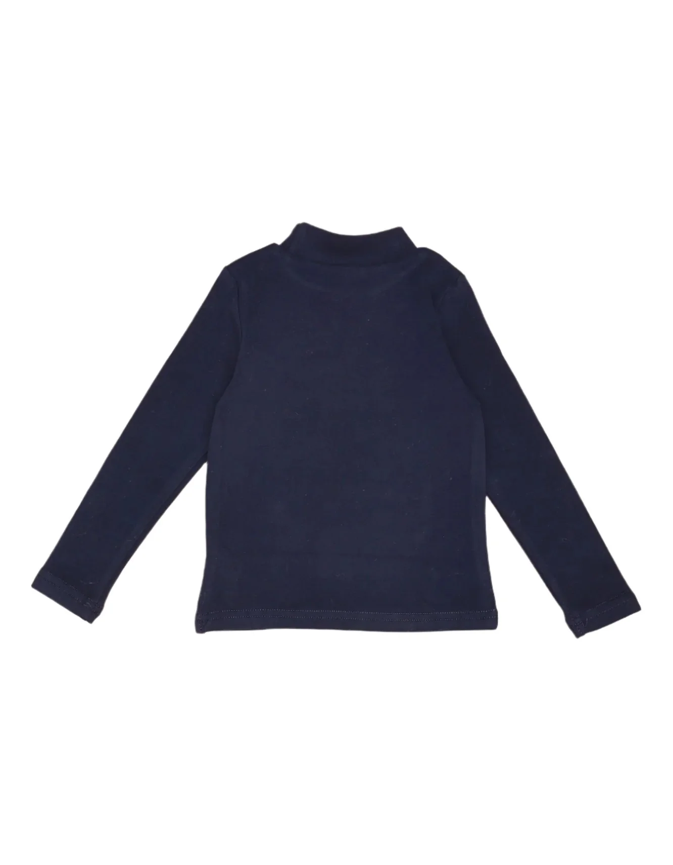 Boys Mock Neck Bambies Navy Blue at Zubaidas - Image 2