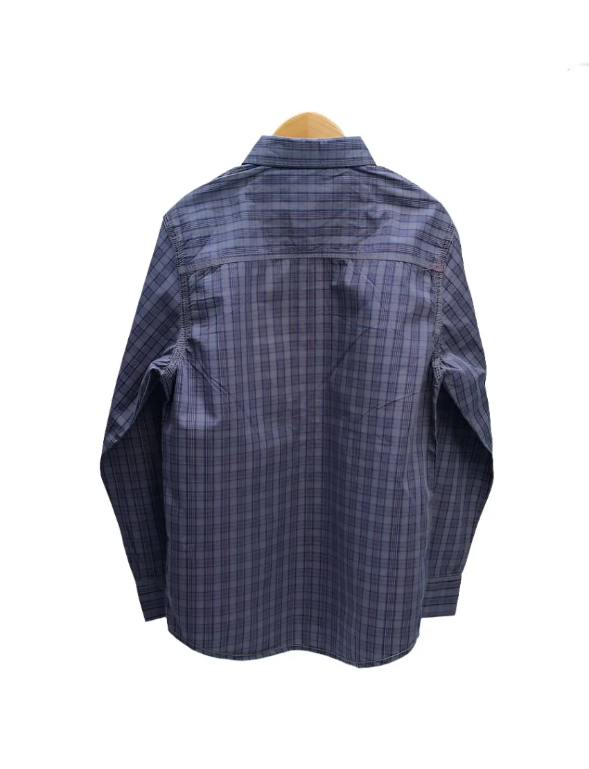 Boys Shirt Bambies® Grey Checkered at Zubaidas Official™ Pakistan - Image 3