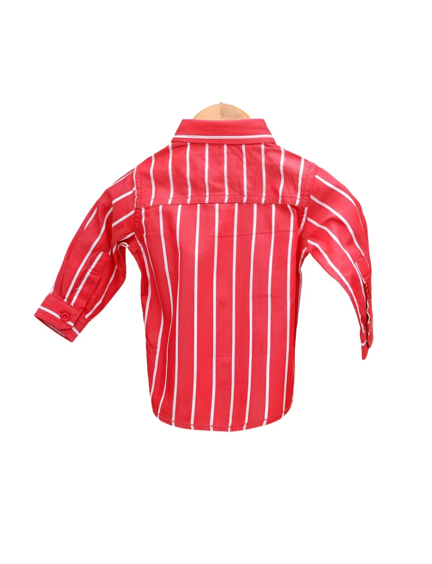 Boys Shirt Bambies® Red Stripes at Zubaidas Official™ Pakistan - Image 2