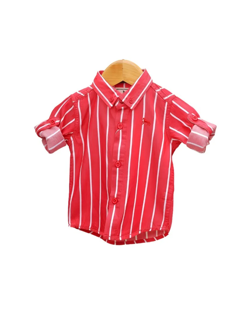 Boys Shirt Bambies® Red Stripes at Zubaidas Official™ Pakistan - Image 3