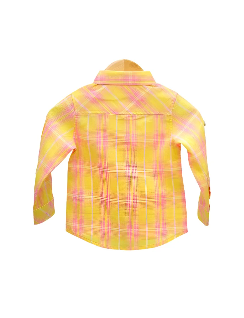 Boys Shirt Bambies® Yellow Check at Zubaidas Official™ Pakistan - Image 2
